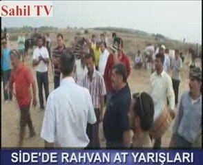 SİDE'DE RAHVAN AT YARIŞLARI