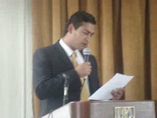 Palabras de agradecimiento por Diego Mauricio Medina