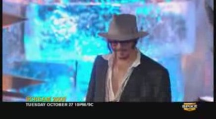 Johnny Depp ~ 2009 Scream Awards excerpt