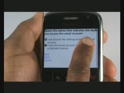 Email Setup | BlackBerry Bold 9000 | The Human Manual