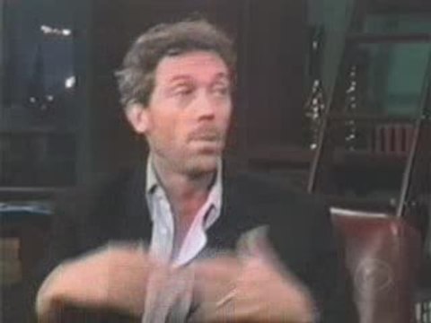 Hugh Laurie on The Late Late Show Nov 10th 2004