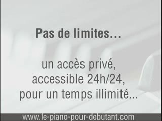 Le piano pour débutant