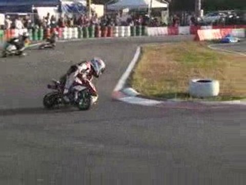 Trophée hivernal Volpiano 1er course 50cc licencié 2éme part