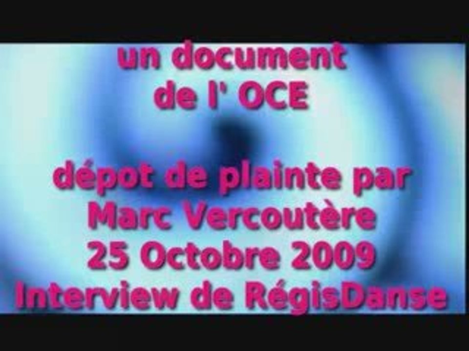 Marc Vercoutère porte plainte 25/10/09-H1N1-3/4