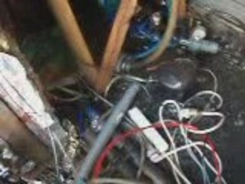 bruleur à boule en fonctionnement (full auto)