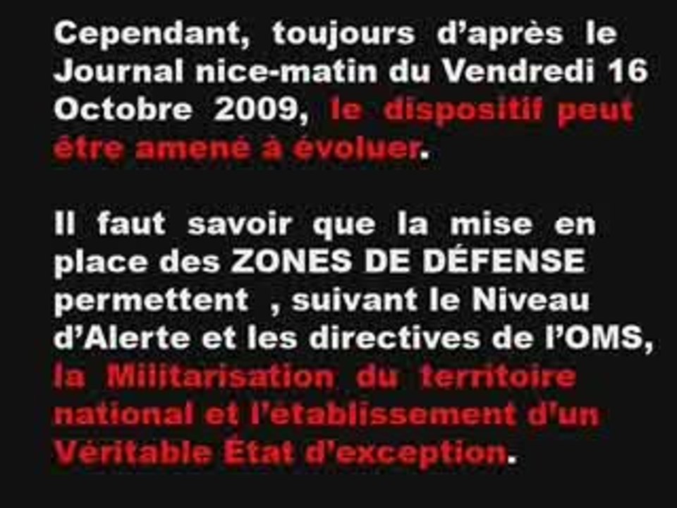 vaccins et zones de defense