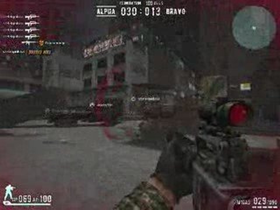 Video test Combat armes