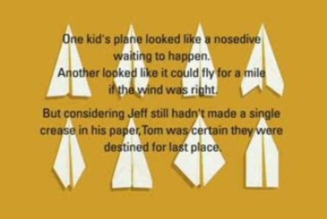 Paper Airplane A Lesson For Flying Outside the Box