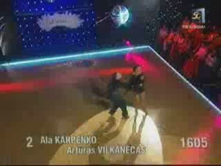 Ala Karpenko ir Arturas Vilkanecas (rumba)