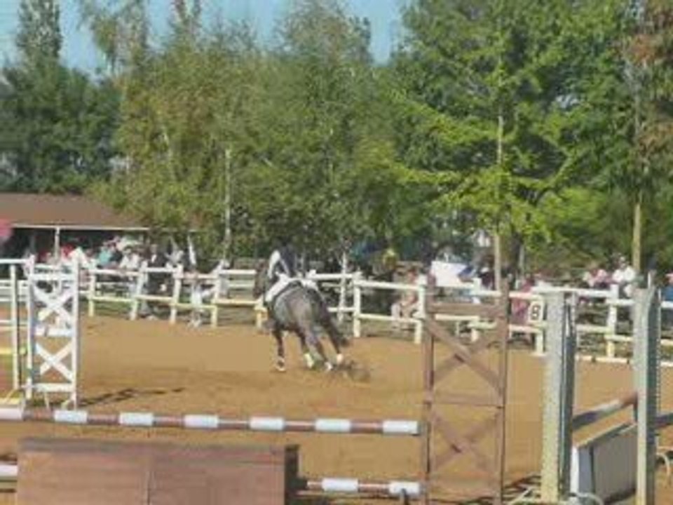 Julie à cheval le 27/09/2009