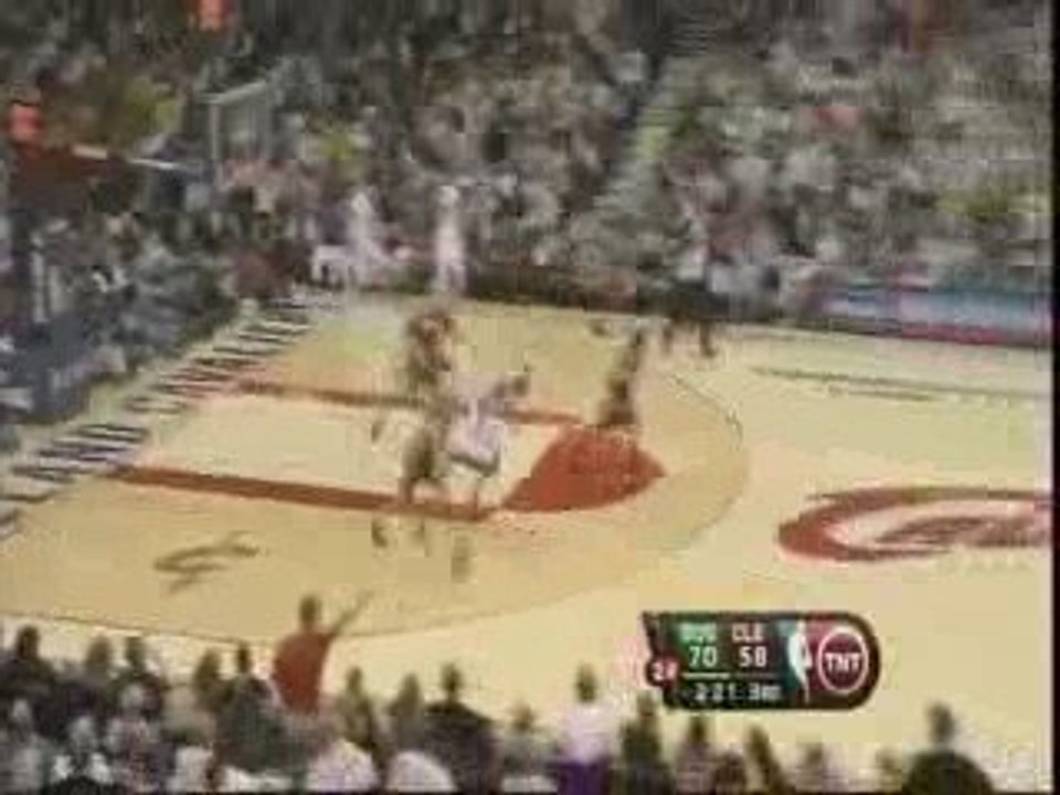 Lebron James blocks Rondo/Ray Allen