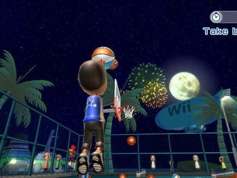 [ Séquence de jeu Wii ] Wii Sport Resort/Match de Basket