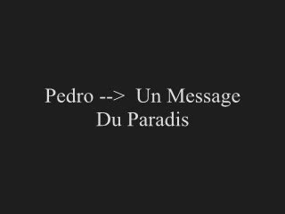 Pedro --> Un Message Du Paradis