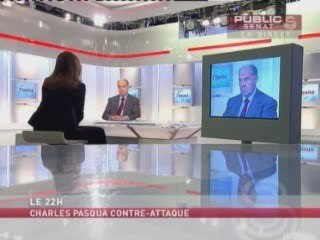 LE 22H,Charles Pasqua, Brice Hortefeux et Michèle André