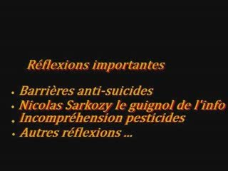 suicides : ouvriers en cage, guignol sakozy, réflexions ...