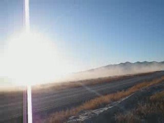 poussière dans le nevada