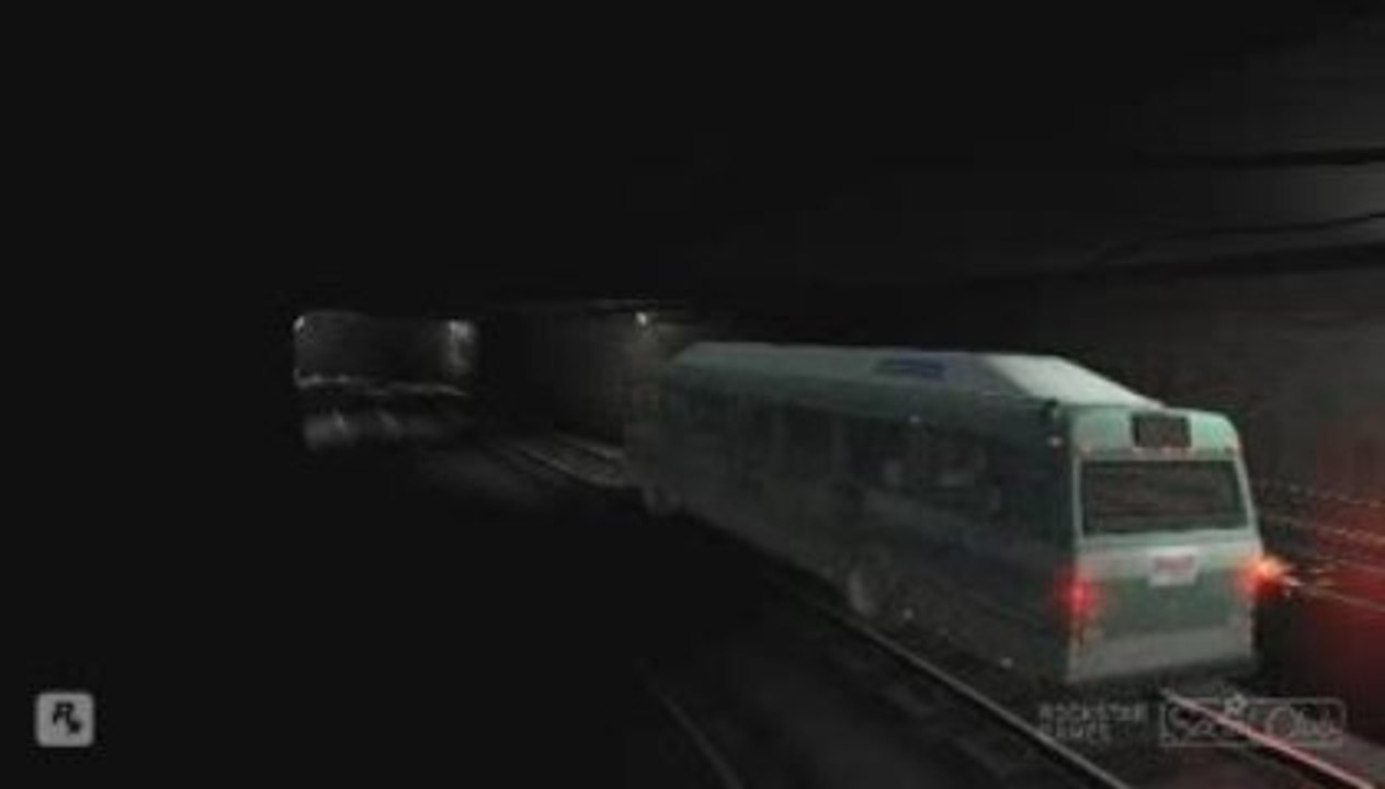 le bus sur les rails