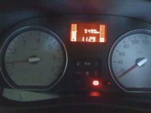 Sandero 1.4MPI GPL : démarrage à froid