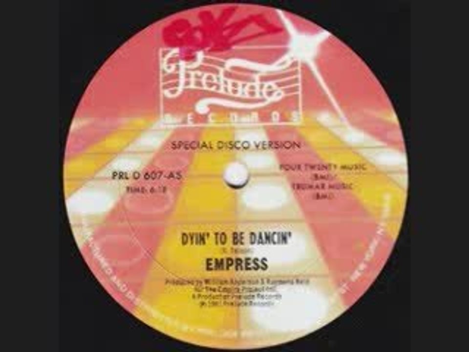 Empress Dying to be dancing