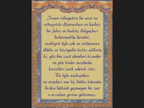 Bediüzzaman Said Nursi Sözleri - Evladi Resul Cemaati