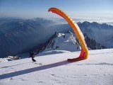 décollage du mont blanc !