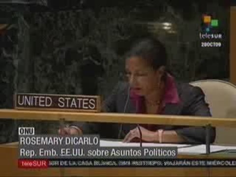 Video Defensa de Estados Unidos ante la ONU por Resolución