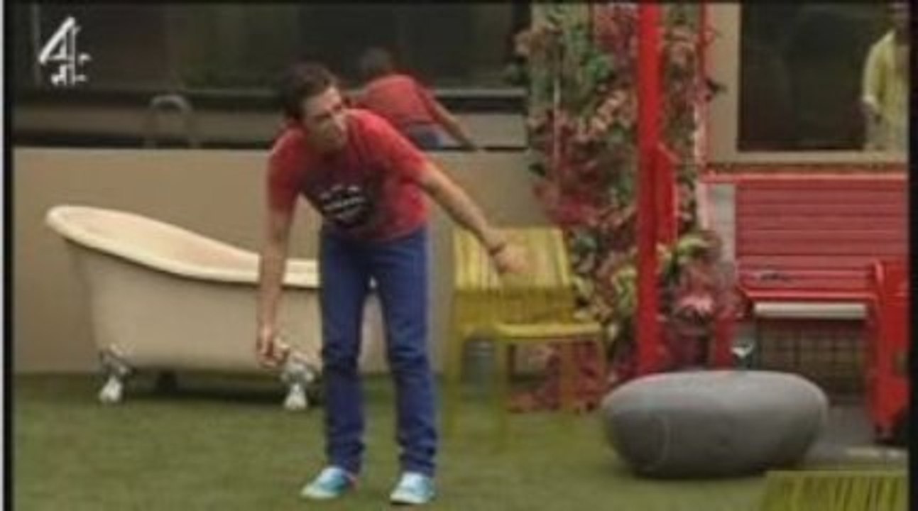 34. He can make up a game from very little equipment...