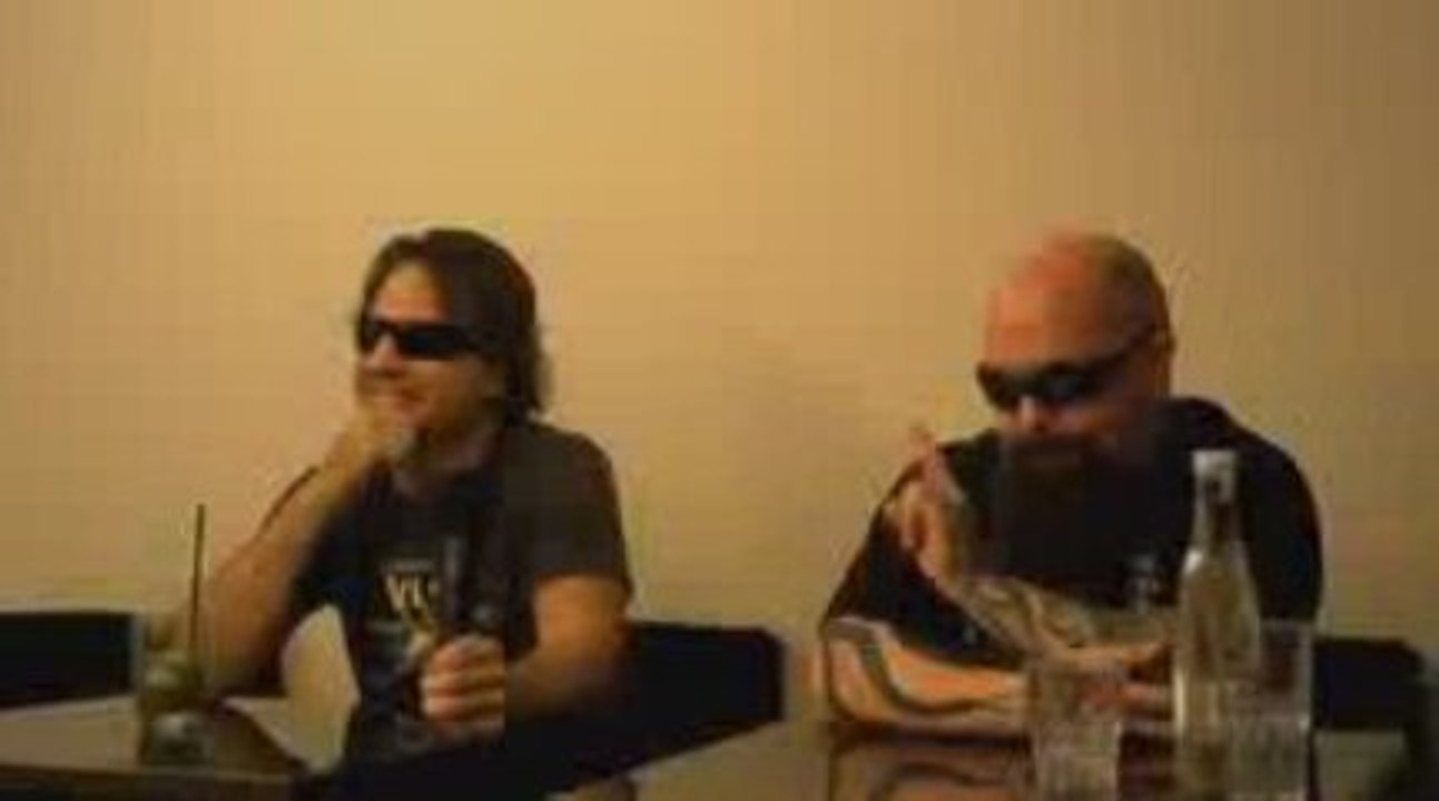 Slayer, Conférence de presse World Painted Blood 2ème partie