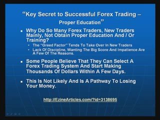 Secret To Successful Forex Trading – Education