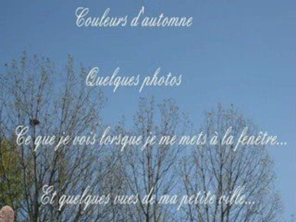 COULEURS D'AUTOMNE DANS LE NORD