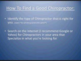 How to find a good chiropractor | by Dr Makin of Orem, Utah
