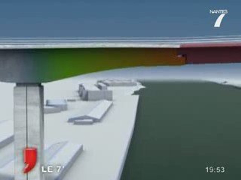 Fermeture du Pont de Cheviré à Nantes