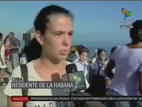 Jóvenes de La Habana recordan a Camilo Cienfuegos
