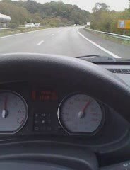 Voie rapide en Sandero 1.4MPI GPL, Grosse montée à la fin