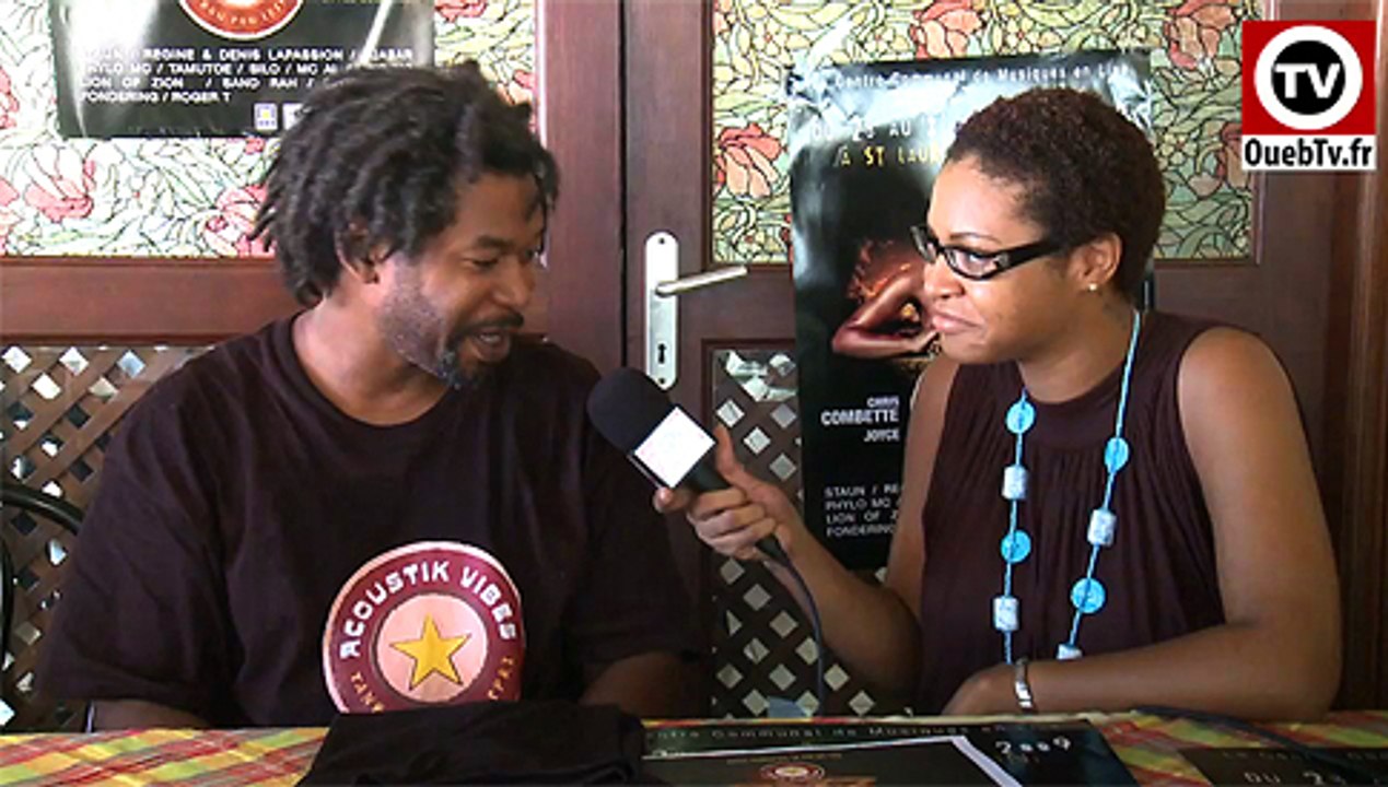 Acoustik Vibes reçois les média au Ti Pik Kréol's