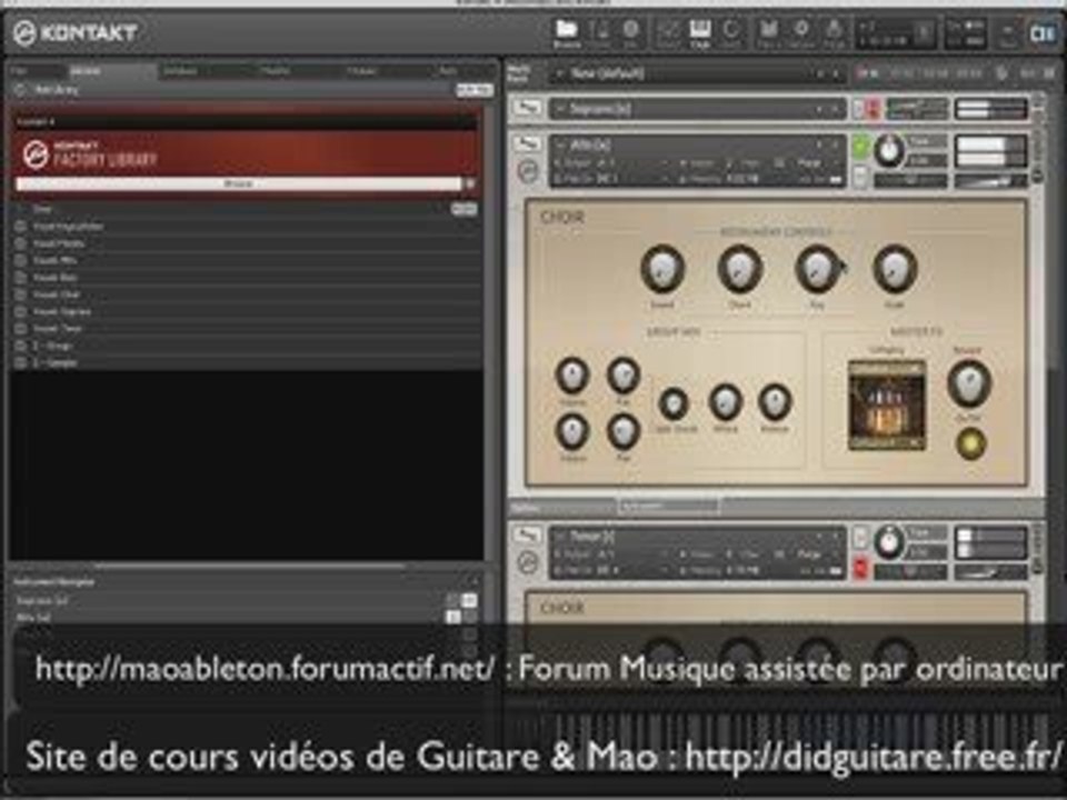 KONTAKT 4 NATIVE INSTRUMENTS (N.I BANK CHOIR par Didguitare.