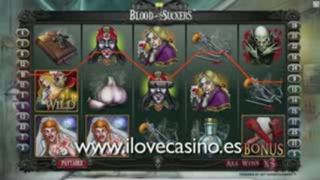 Tragaperras - Blood Suckers - ilovecasino.es