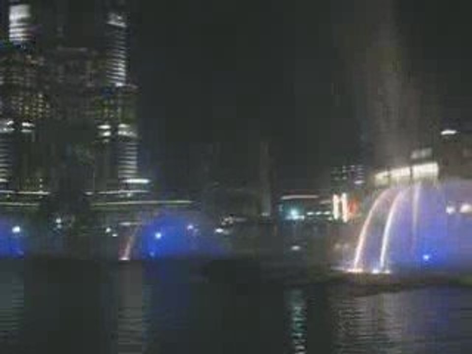 Aquashow am Burj Dubai