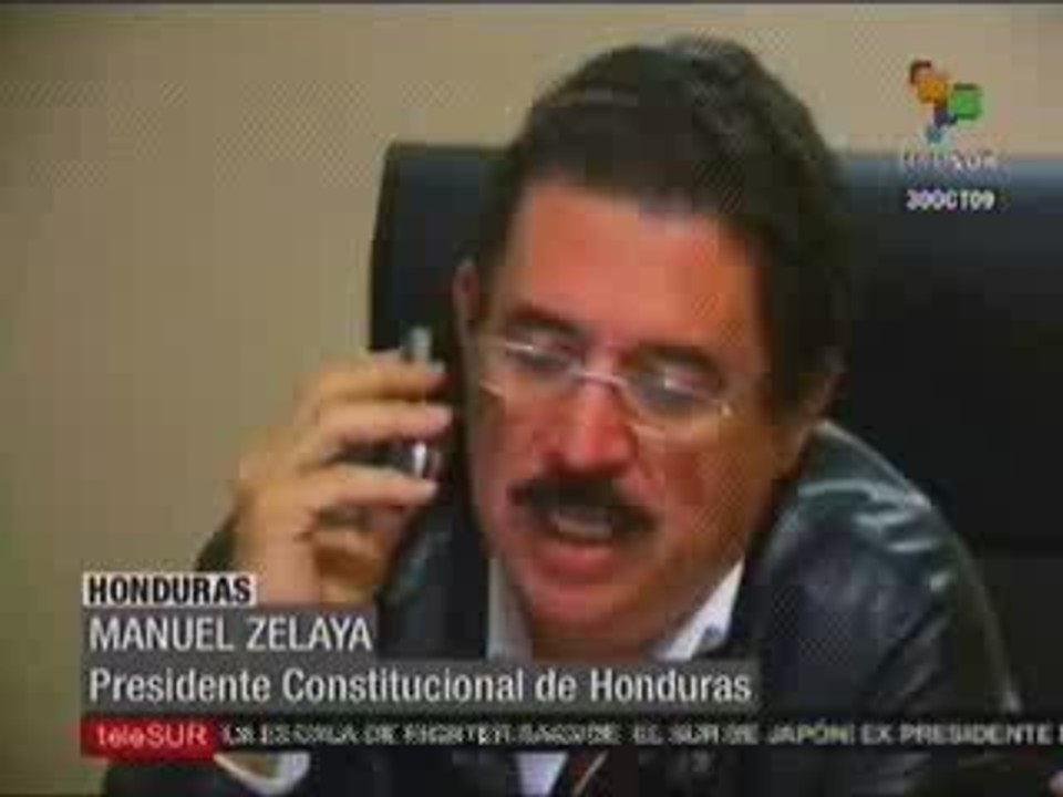 Manuel Zelaya muestra satisfacción por el acuerdo logrado