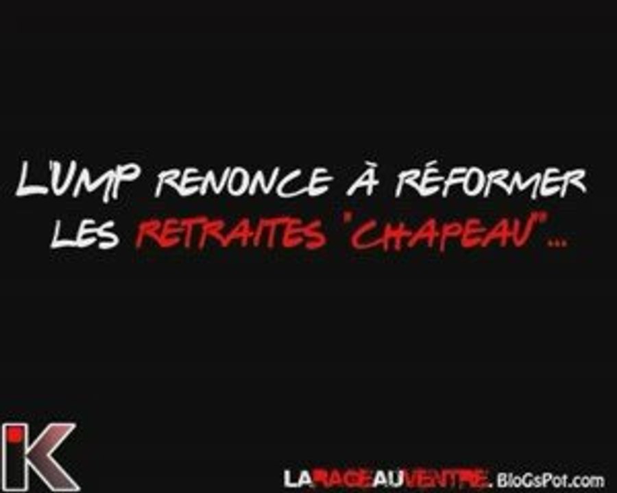 L'UMP renonce à réformer les retraites "chapeau"