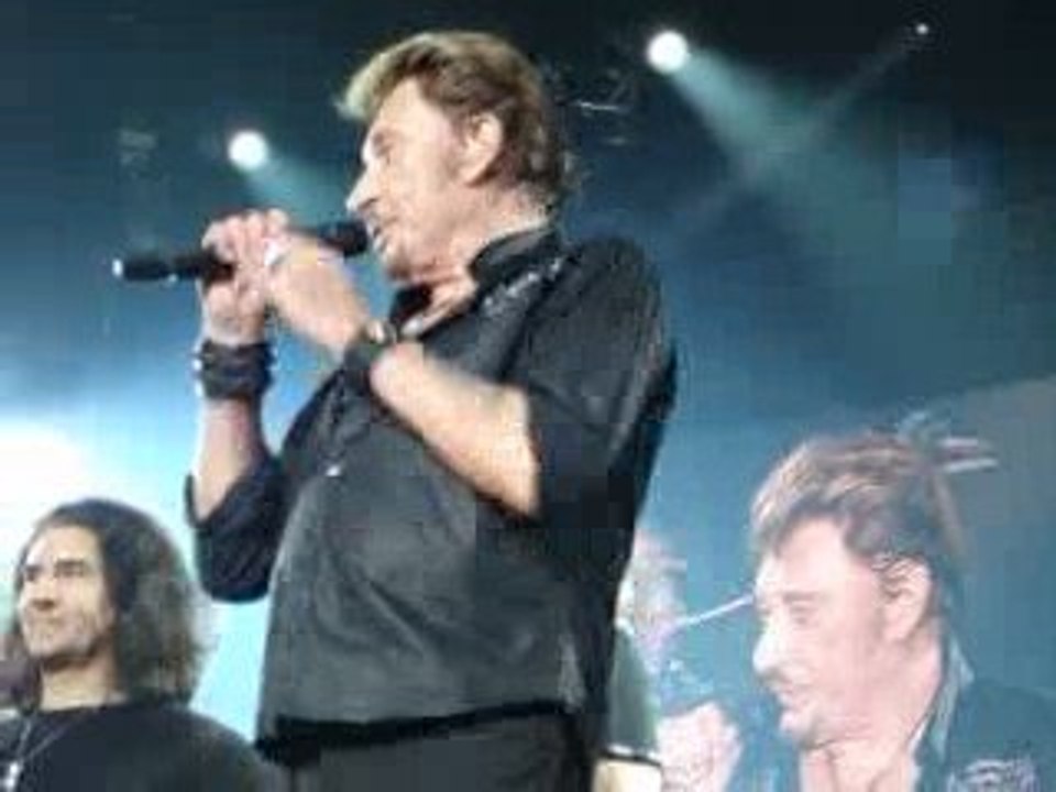 Johnny Hallyday-Amneville-Remerciment