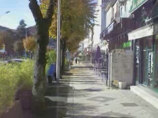 La Bourboule: Plein soleil sur le boulevard