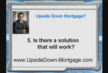 California Upside Down Mortgage Help