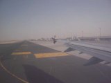 Qatar Airways landing in Doha