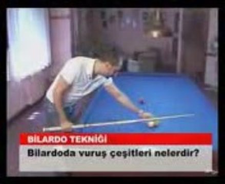 Bilardo Vuruş Çeşitleri Nelerdir