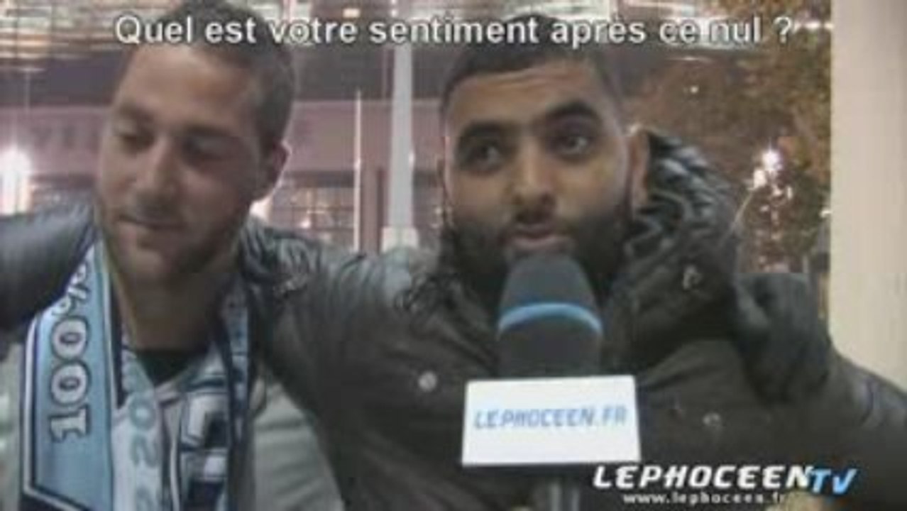 OM-Toulouse (1-1) : Les supporters "vraiment déçus"