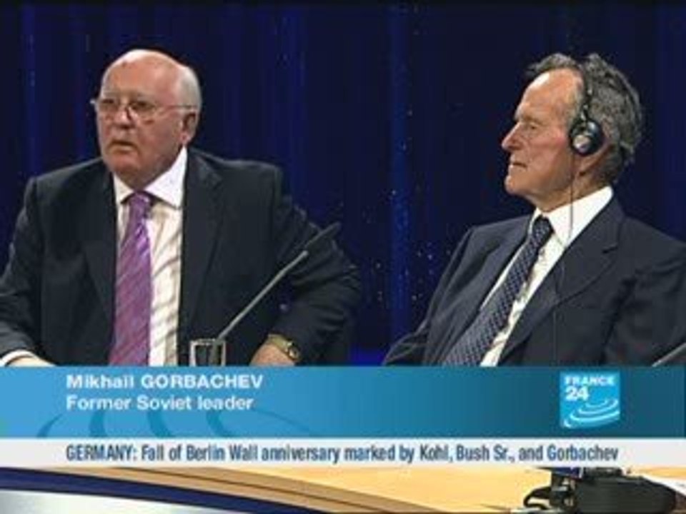 Gorbachev,Bush,Kohl remembering German unification