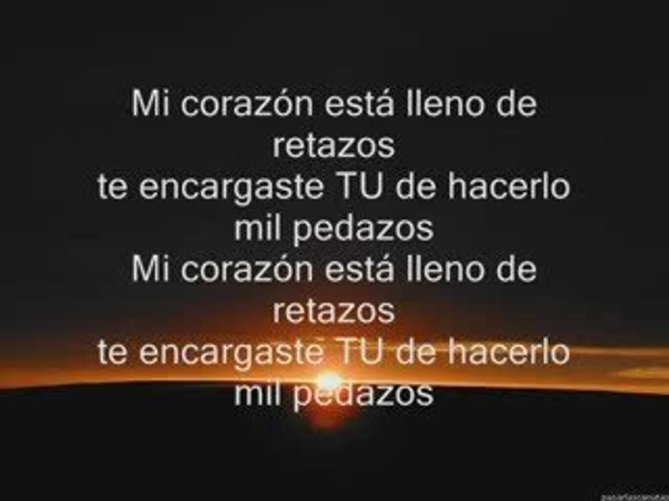 Mi COraZon esta lleno De ReTaZos