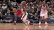 NBA Elton Brand getting blocks By Nate Robinson rises up and