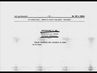 USURA - Appello per referendum abrogativo